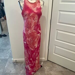 Ralph Lauren Pink Floral Maxi Dress